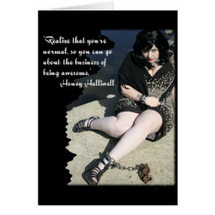 Honey Halliwell's Awesome Card