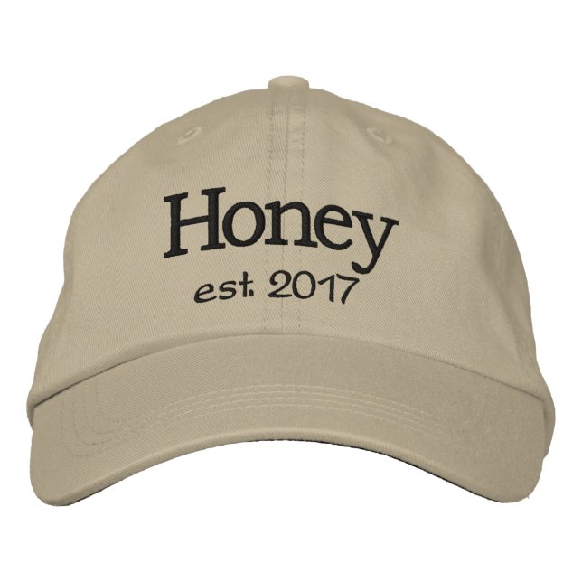 Honey Hat - Black Stitching (Front)
