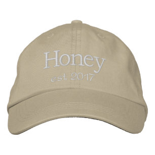 Honey Hat - White Stitching