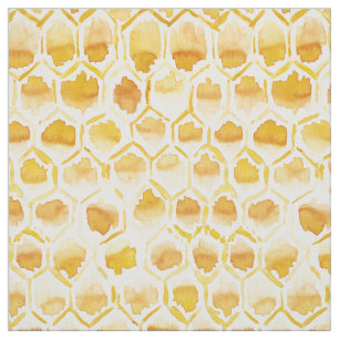 HONEY HOME Golden Beehive Honeycomb Fabric