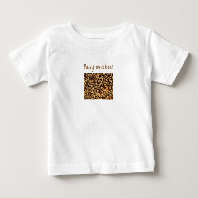 Honey Honeybee Bumble Insect Hive Baby T-Shirt (Front)