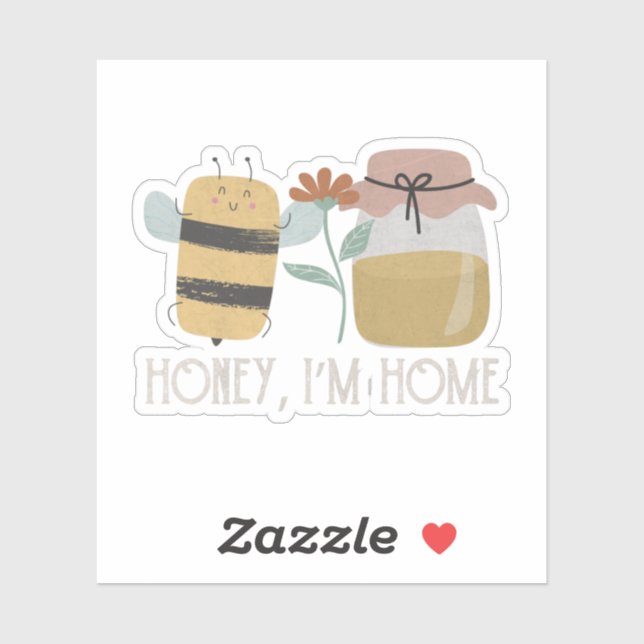 Honey I'm Home Bee Pun (Sheet)
