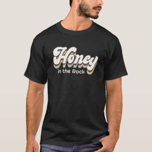 Honey In The Rock Jesus Christ Vintage Retro Faith T-Shirt