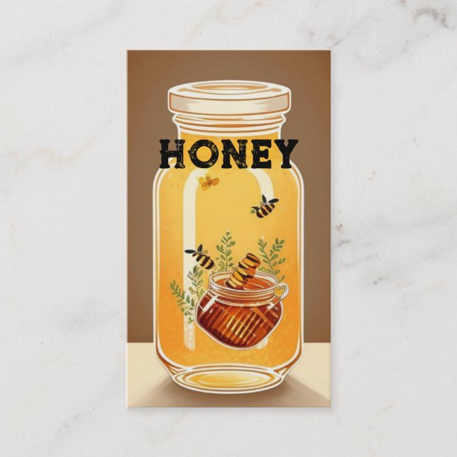Honey Jar Business Card (Front)