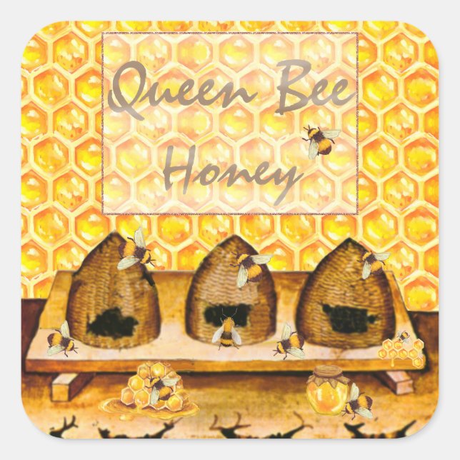 Honey Jar Canning Label (Front)