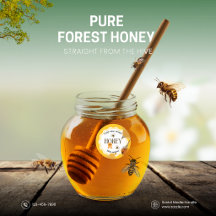 Honey Jar Honeybee Honeycomb Bee Apiary