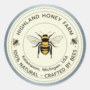 Honey Jar Labels,mummy to bee,honey shipping label