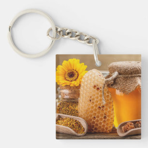 Honey Key Ring