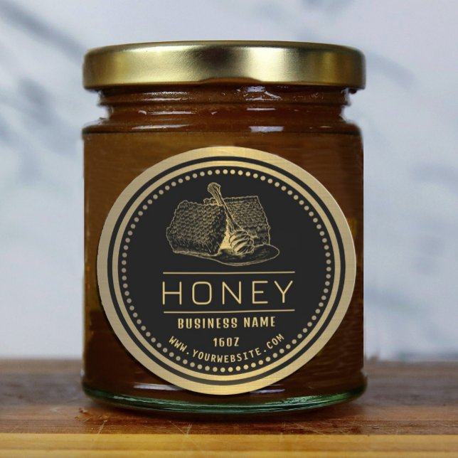Honey label Black Gold | Honey Logo (Creator Uploaded)