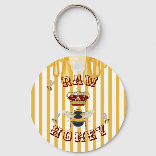 honey label  key ring (Front)
