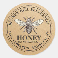 Honey Label Kraft French Bee