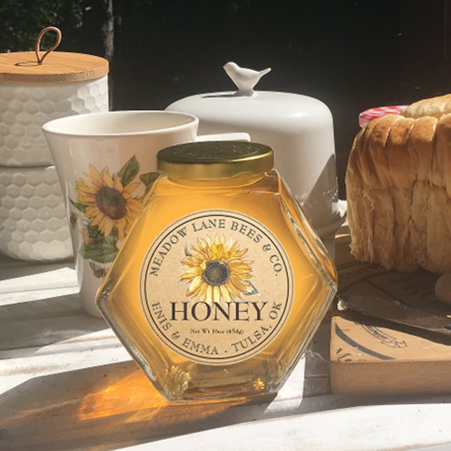 Honey Label Kraft Sunflower (Creator Uploaded)