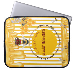 honey label laptop sleeve