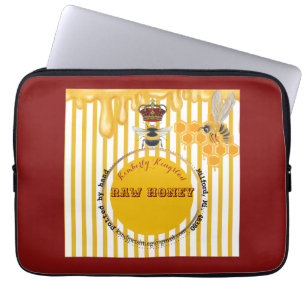 honey label laptop sleeve
