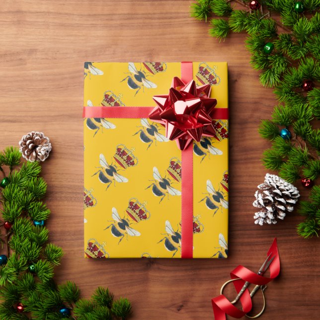 honey label letter customise wrapping paper (Holiday Gift)