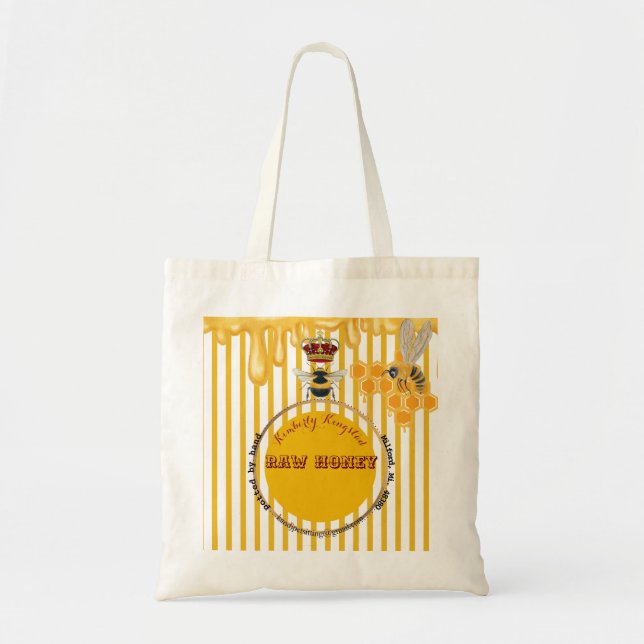 honey label  tote bag (Front)