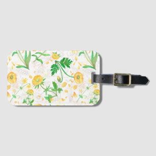 Honey Lemon Flowers Snow White Travel Tag
