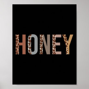 Honey Leopard Print Mum Cute Mothers Day Funny Gra