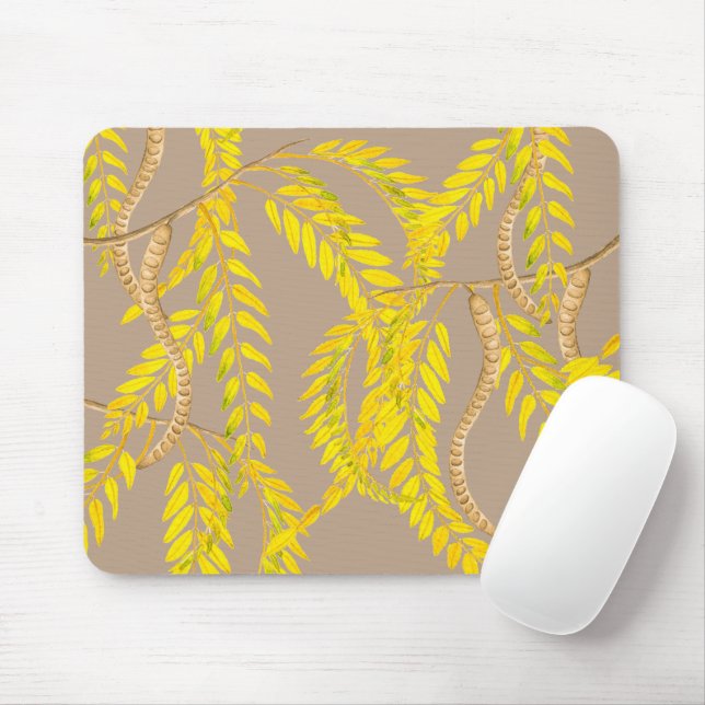 Honey Locust on a Mouse Pad (With Mouse)