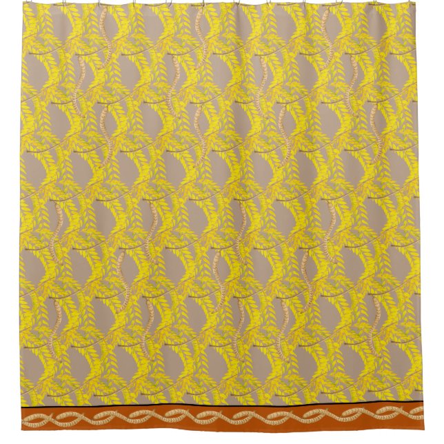 Honey Locust on a Shower Curtain (Front)