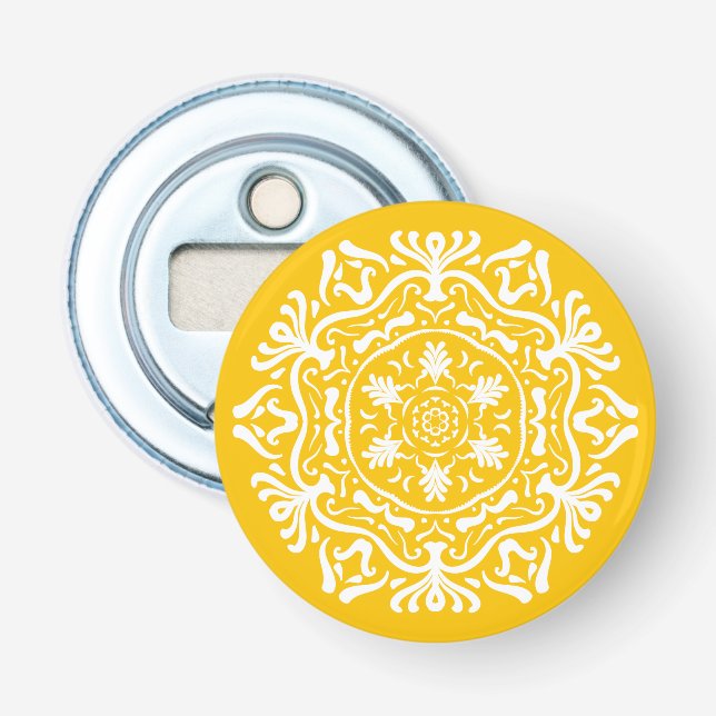 Honey Mandala Bottle Opener (Front)