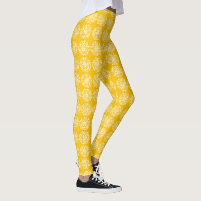Honey Mandala Leggings (Right)