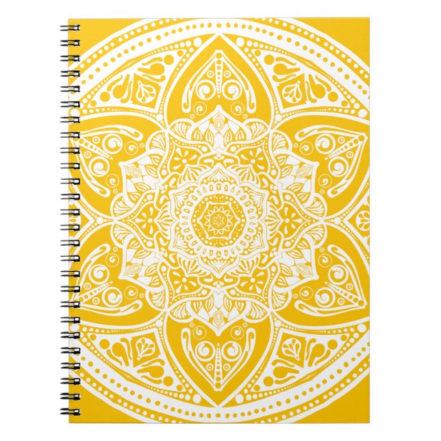 Honey Mandala Notebook (Front)