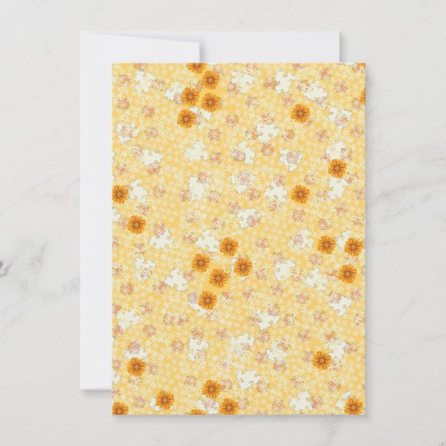 Honey Marigold Wedding Set Invitation (Front)