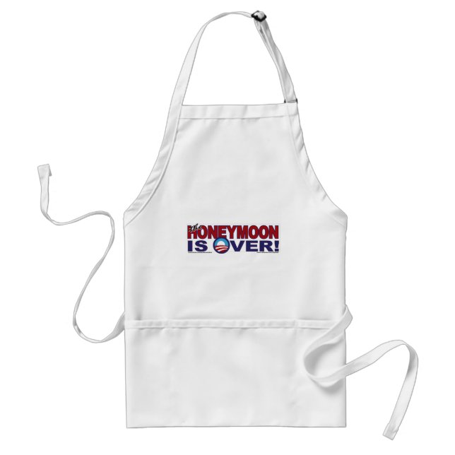 HONEY-MOON-IS-OVER STANDARD APRON (Front)