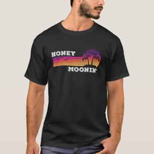 Honey Moonin Beach Honeymoon Vacation Men Women Co T-Shirt