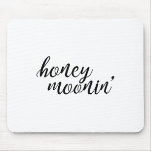 Honey Moonin Bride And Groom Honeymoon Premium _1 Mouse Pad