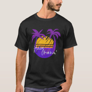 Honey Moonin Couples Wedding Just Married Matchin T-Shirt