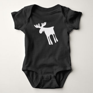 Honey / Moose Baby Bodysuit