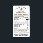 Honey Nutrition Facts with Infant Warning & Bee Label<br><div class="desc">Vintage honeybee with Heading "100% Pure Local Honey" Nutrition Facts. Meets latest guidelines for nutrition facts as mandated by the National Honey Board. National Honey Board Infant Warning added.</div>