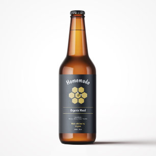 Honey or Mead Bottle Label Sticker
