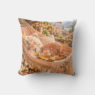 Honey Peach Orchard Hammock Tea Garden Cushion