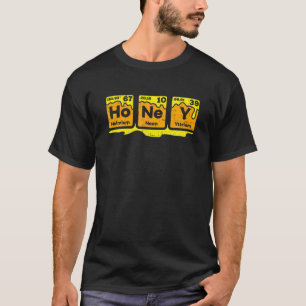 Honey Periodic Table Beekeeper Bee Hives Gift Idea T-Shirt