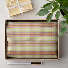 Honey Plaid TFTN Tissue Paper