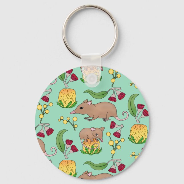 Honey Possum Key Ring (Front)
