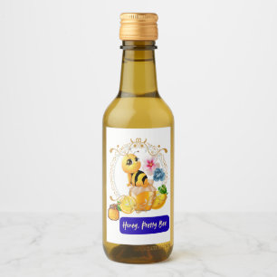 Honey, Pretty Bee Wine Label