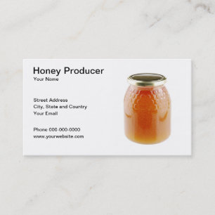 Honey Producer Business Card