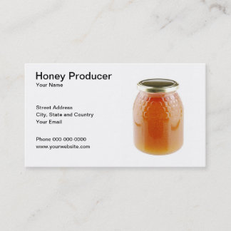 Honey Producer Business Card