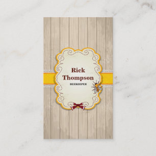 Honey Seller / Beekeeper Bee Farm Farmer Business Card