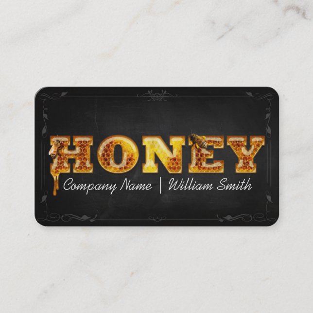 Honey Seller - Beekeeper Business Card (Front)