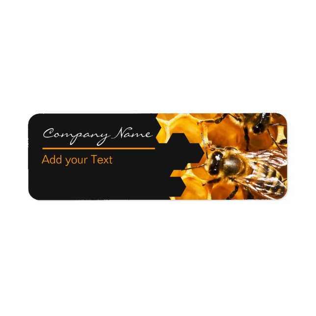 Honey Seller - Beekeeper Return Address Label (Front)