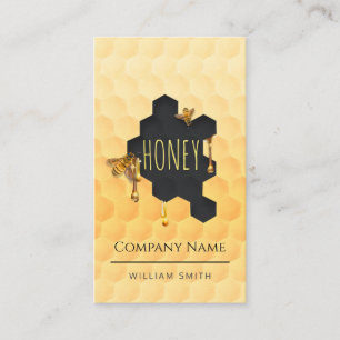 Honey Seller Business Card: beekeeper Card