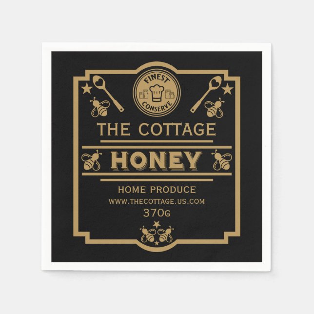 Honey Seller Napkin (Front)