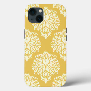 Honey Southern Cottage Damask iPhone 13 Case