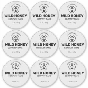 Honey Vinyl Transparent Label