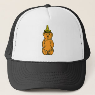 honeybear colour trucker hat
